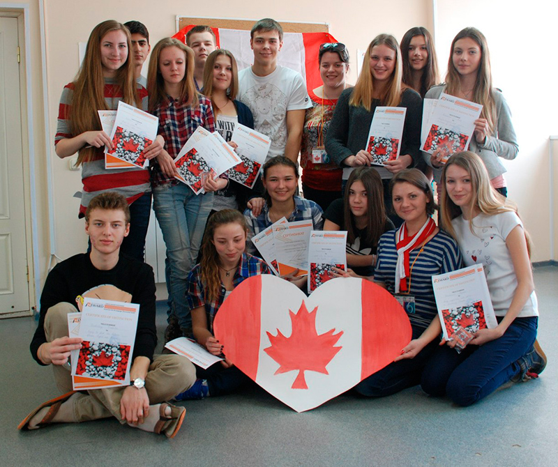 22 - 24 февраля 2013 г. успешно реализован новый зимний выездной уикенд Центра иностранных языков «РЕВОД» «Погружение в язык» для школьников «Открытие Канады» «Discovering Canada!»