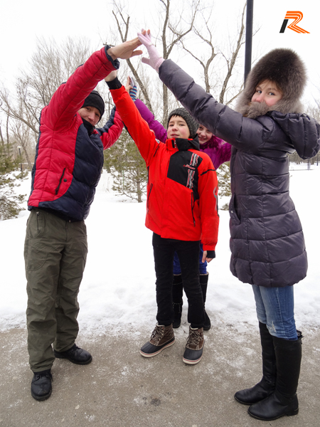 22 - 23 февраля 2014 г. успешно реализован зимний выездной уикенд ЦИЯ «РЕВОД» «Погружение в язык» для школьников «Открытие Канады!» «Discovering Canada!»