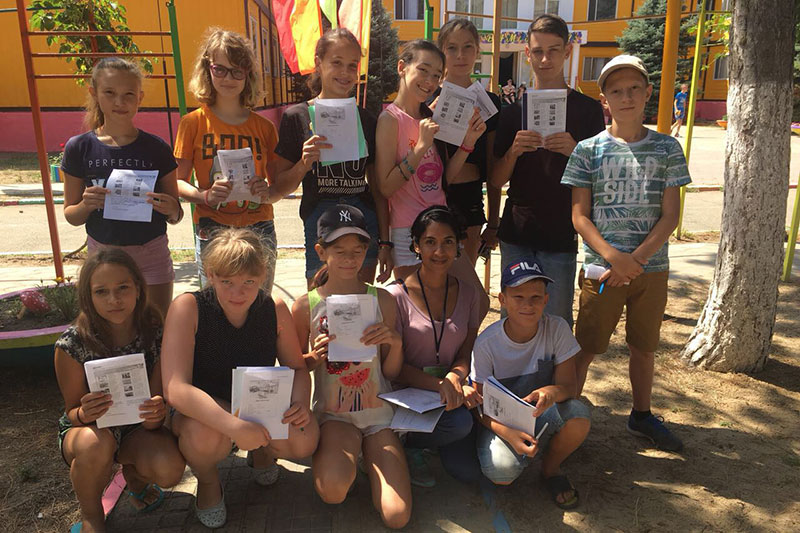 Репортаж о летнем лингвистическом лагере в Анапе «Чудеса света», третья и четвертая смены