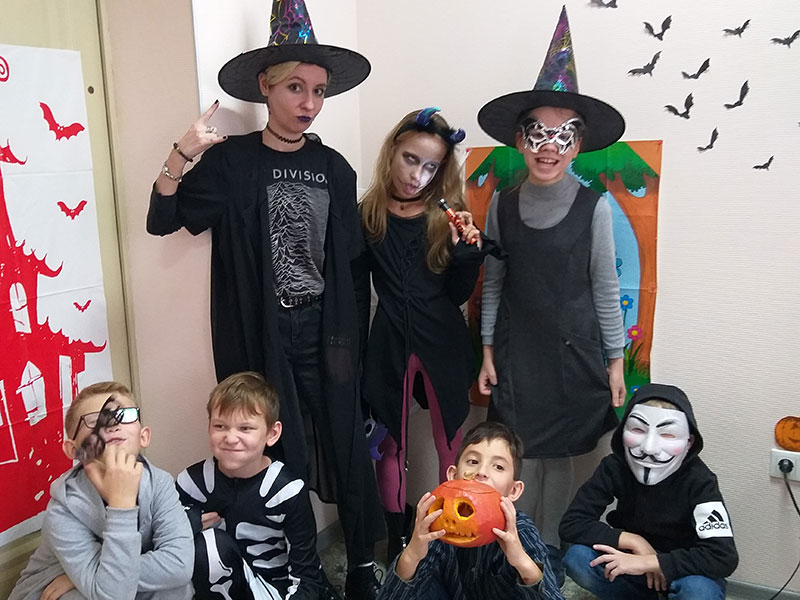 Английский клуб на тему «Halloween» в Ворошиловском филиале
