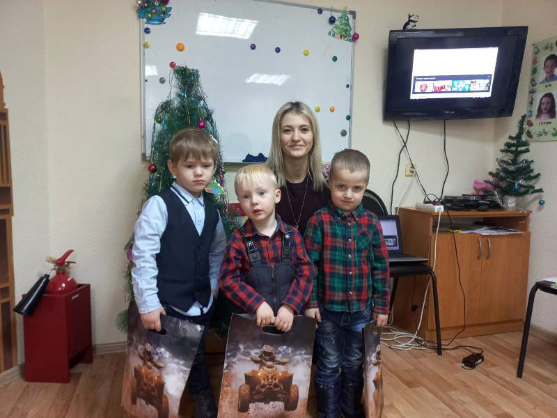 Репортаж о Рождественских занятиях в филиалах в Тракторозаводском районе