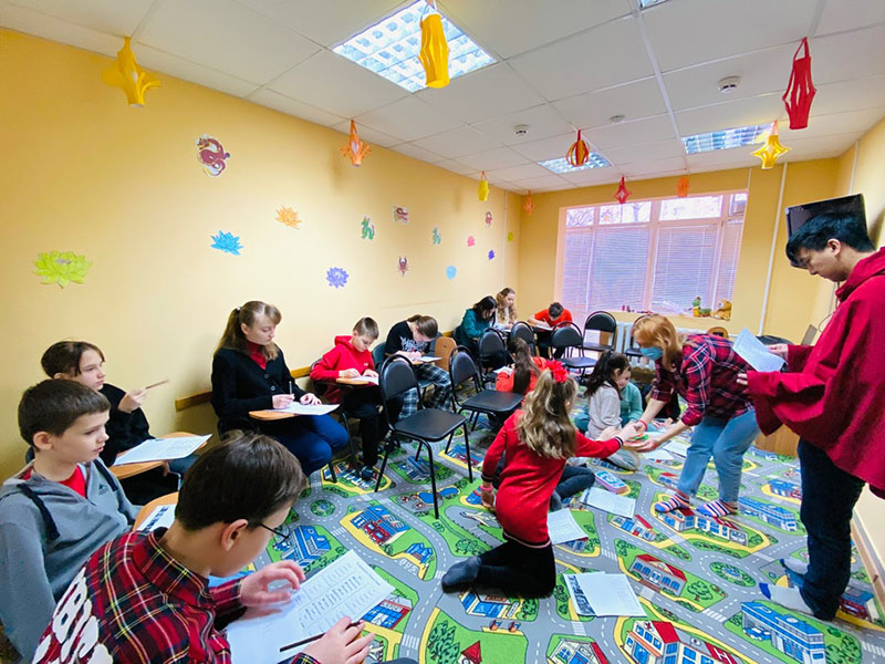Репортаж о разговорном школьном клубе по теме: «Китайский Новый год»