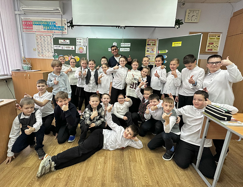 Конкурс «Мистер и Мисс Инглиш» в Лицее № 8 Дзержинского района 12 февраля 2026